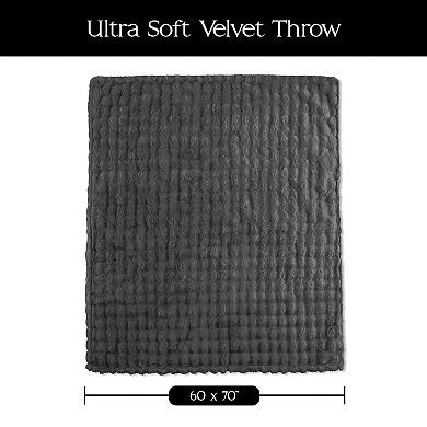 Ultra Soft Velvet Throw Blanket 60X70 Inches