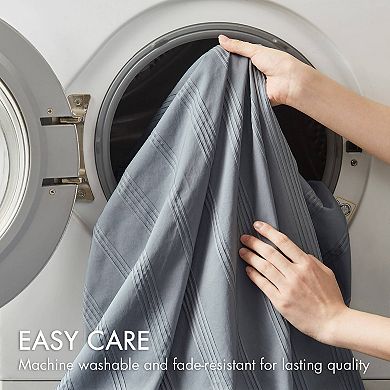 510 Design Logan Woven Striped Duvet Cover Set