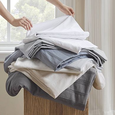 510 Design Logan Woven Striped Duvet Cover Set