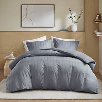 510 Design Logan Woven Striped Duvet Cover Set