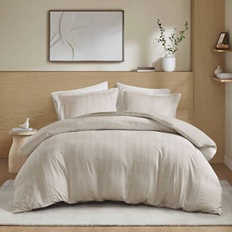 510 Design Logan Woven Striped Duvet Cover Set