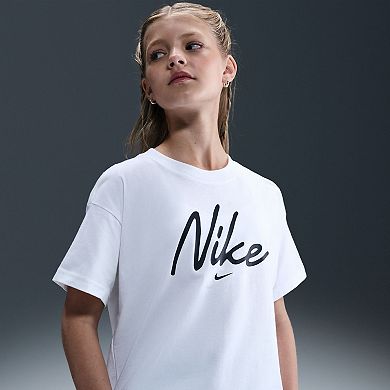 Girls 7-16 Nike Modern Script Graphic Tee