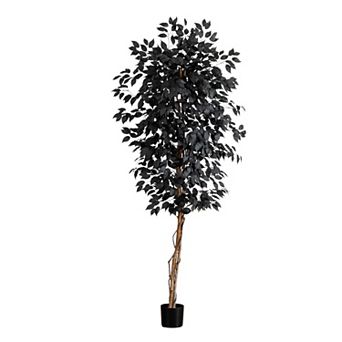 Nearly Natural 5-ft. Artificial Ficus Tree with Natural Trunk