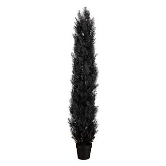 Nearly Natural 4-ft. UV Resistant Artificial Black Cedar Tree
