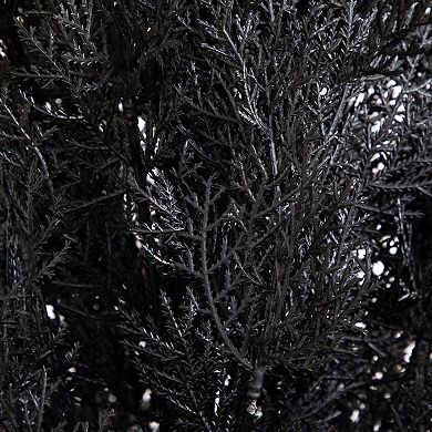 Nearly Natural 4-ft. UV Resistant Artificial Black Cedar Tree