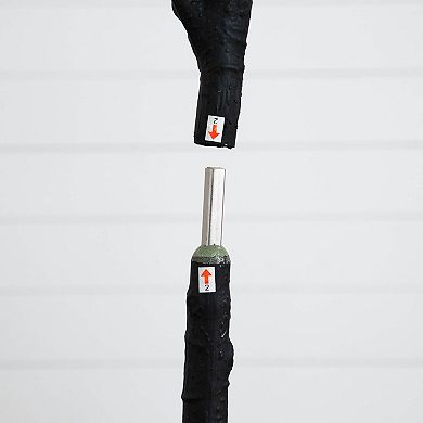 Nearly Natural 5-ft. Artificial Black Fiddle Leaf Tree