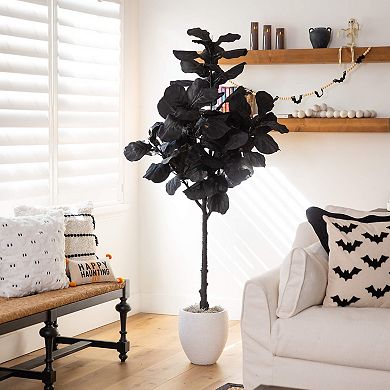 Nearly Natural 5-ft. Artificial Fiddle Leaf Tree