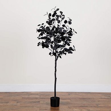Nearly Natural 4-ft. Artificial Eucalyptus Tree