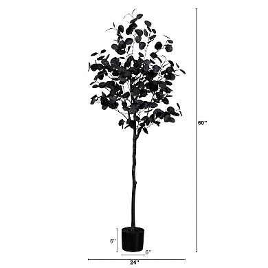 Nearly Natural 4-ft. Artificial Eucalyptus Tree