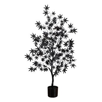 Nearly Natural 4-ft. Artificial Eerie Black Maple Tree