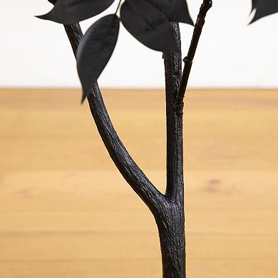 Nearly Natural 4-ft. Artificial Halloween Black Sumac Tree