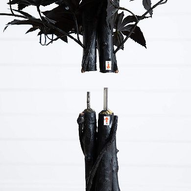 Nearly Natural 5-ft. Artificial Black Maple Tree with Natural Trunk