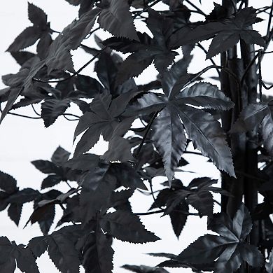Nearly Natural 5-ft. Artificial Black Maple Tree with Natural Trunk
