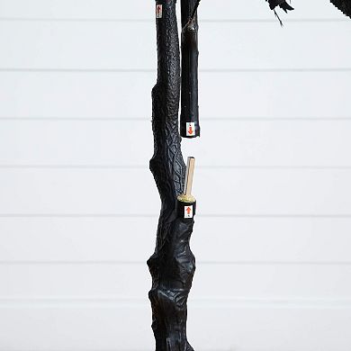 Nearly Natural 6-ft. Artificial Halloween Black Maple Tree