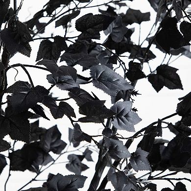 Nearly Natural 7-ft. Artificial Halloween Black Maple Tree