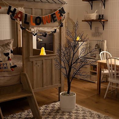 nearly natural 4-ft. Pre-Lit Artificial Twig Fall Tree with 160 LED Lights
