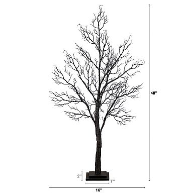 nearly natural 4-ft. Pre-Lit Artificial Twig Fall Tree with 160 LED Lights