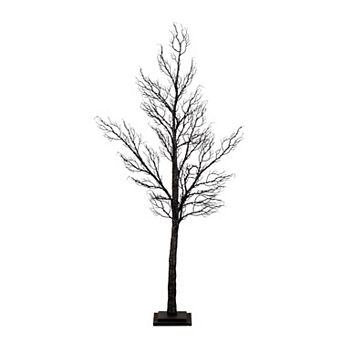 nearly natural 5-ft. Pre-Lit Artificial Halloween Twig Tree with LED Lights