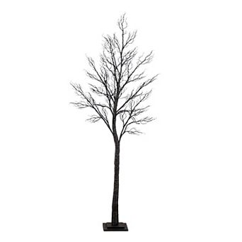 nearly natural 7-ft. Pre-Lit Artificial Halloween Twig Tree with 400 LED Lights