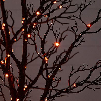 nearly natural 7-ft. Pre-Lit Artificial Halloween Twig Tree with 400 LED Lights