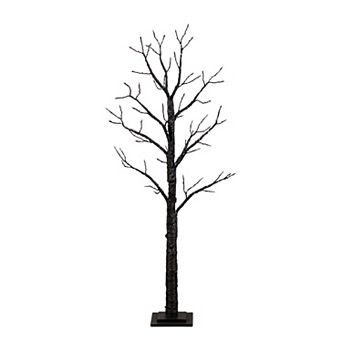 nearly natural 5-ft. Pre-Lit Artificial Halloween Twig Tree with LED Lights