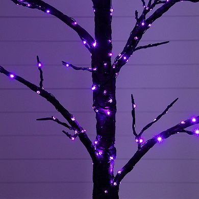 nearly natural 5-ft. Pre-Lit Artificial Halloween Twig Tree with LED Lights
