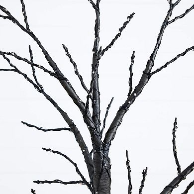 nearly natural 6-ft. Pre-Lit Artificial Halloween Twig Tree with 360 LED Lights