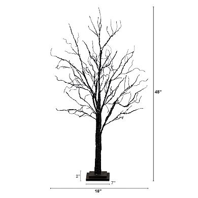 nearly natural 4-ft. Pre-Lit Artificial Twig Tree with 180 LED Lights