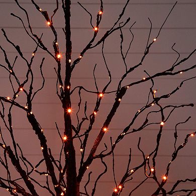nearly natural 5-ft. Pre-Lit Artificial Halloween Twig Tree with 240 LED Lights