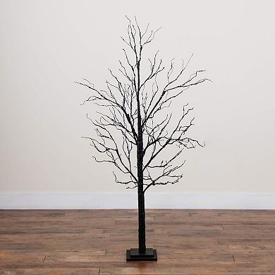 nearly natural 5-ft. Pre-Lit Artificial Halloween Twig Tree with 240 LED Lights