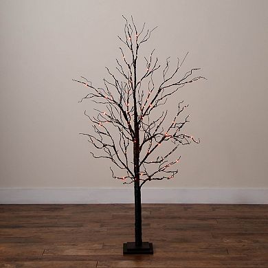 nearly natural 5-ft. Pre-Lit Artificial Halloween Twig Tree with 240 LED Lights