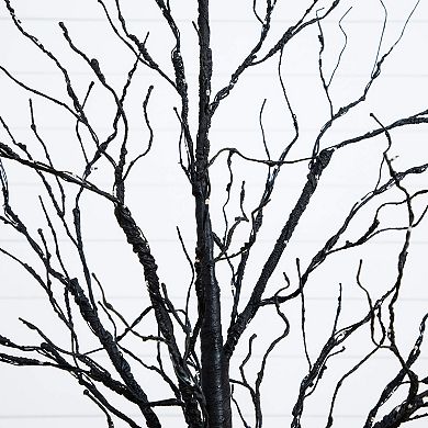 nearly natural 5-ft. Pre-Lit Artificial Halloween Twig Tree with 240 LED Lights