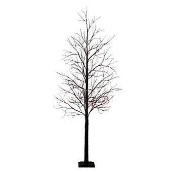 nearly natural 8-ft. Pre-Lit Artificial Black Twig Tree with 510 LED Lights