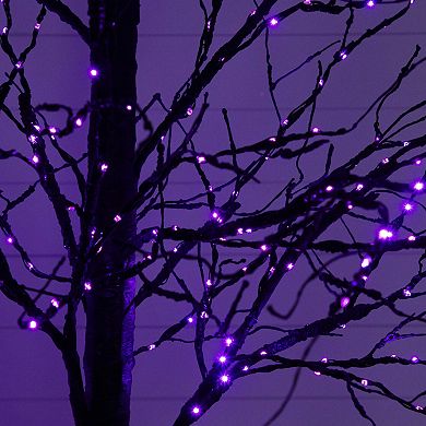 nearly natural 8-ft. Pre-Lit Artificial Black Twig Tree with 510 LED Lights