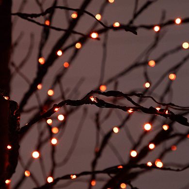 nearly natural 8-ft. Pre-Lit Artificial Black Twig Tree with 510 LED Lights