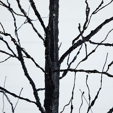 nearly natural 8-ft. Pre-Lit Artificial Black Twig Tree with 510 LED Lights