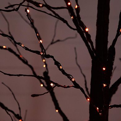 nearly natural 8-ft. Pre-Lit Artificial Black Twig Tree with 510 LED Lights