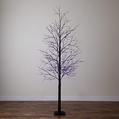 nearly natural 8-ft. Pre-Lit Artificial Black Twig Tree with 510 LED Lights