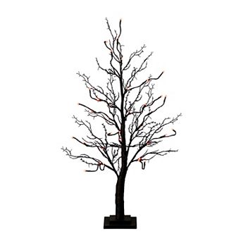 nearly natural 3-ft. Pre-Lit Artificial Black Twig Tree with 36 LED Lights