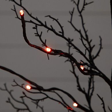 nearly natural 3-ft. Pre-Lit Artificial Black Twig Tree with 36 LED Lights