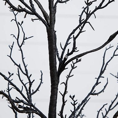 nearly natural 3-ft. Pre-Lit Artificial Black Twig Tree with 36 LED Lights