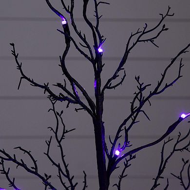nearly natural 3-ft. Pre-Lit Artificial Black Twig Tree with 36 LED Lights