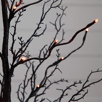 nearly natural 3-ft. Pre-Lit Artificial Black Twig Tree with 36 LED Lights