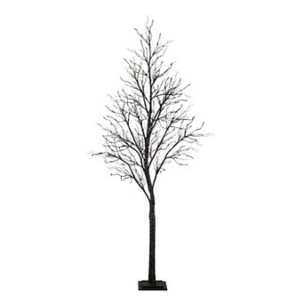nearly natural 8-ft. Pre-Lit Artificial Black Twig Tree with 216 LED Lights