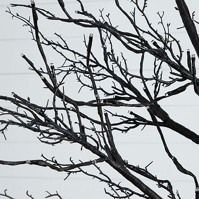 nearly natural 8-ft. Pre-Lit Artificial Black Twig Tree with 216 LED Lights