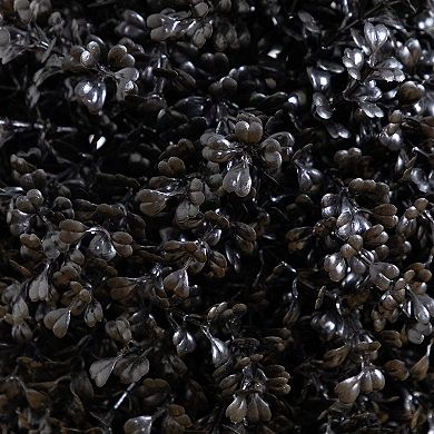 Nearly Natural 3-ft. UV Resistant Artificial Halloween Triple Ball Boxwood Topiary