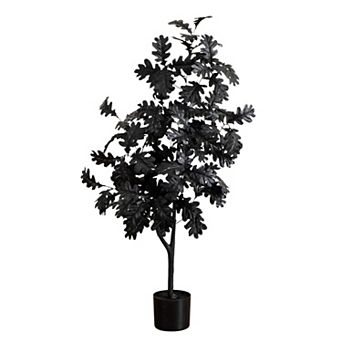 Nearly Natural 4-ft. Artificial Black Oak Tree
