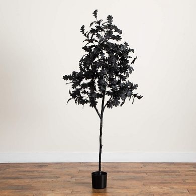 Nearly Natural 6-ft. Artificial Black Oak Tree