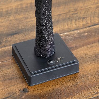 Nearly Natural 2-ft. Pre-Lit Artificial Halloween Spider Twig Tree with LED Lights