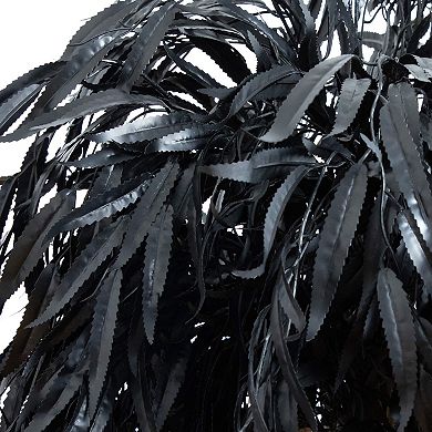 Nearly Natural 4-ft. Artificial Halloween Black Willow Tree